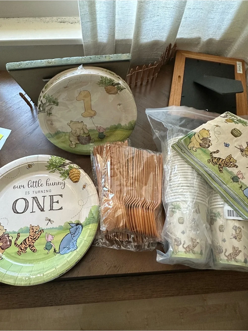 Winnie-Themed Yellow First Birthday Party Kit